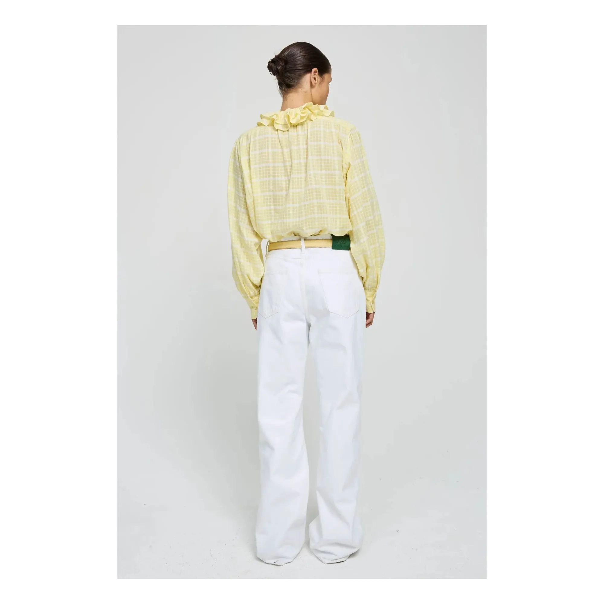 Blouse Phibi Coton | Jaune- Image produit n°3