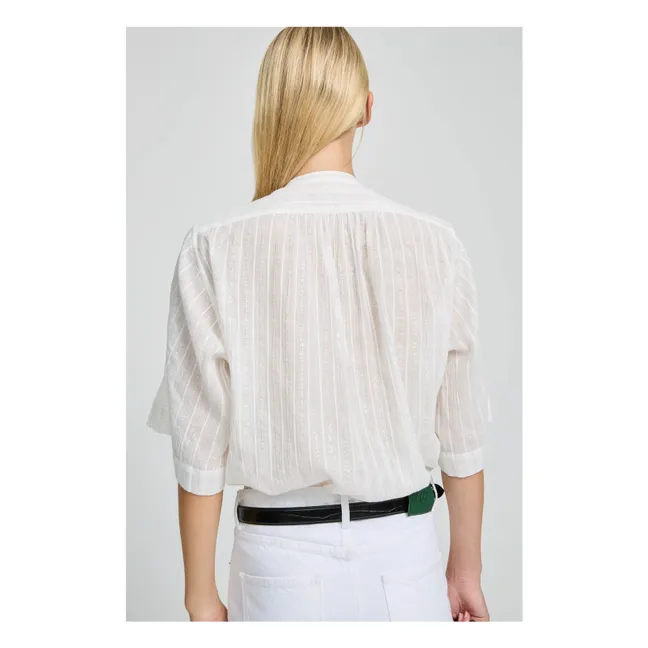 Blouse Magrita Short Coton | Blanc