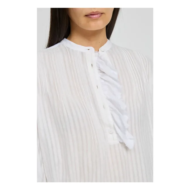 Blusa de algodón Fava | Blanco