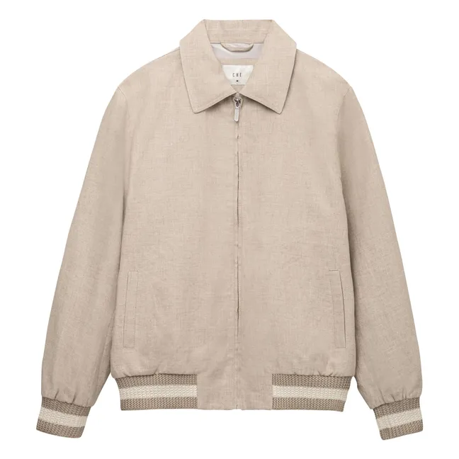 Benito Linen Jacket | Beige