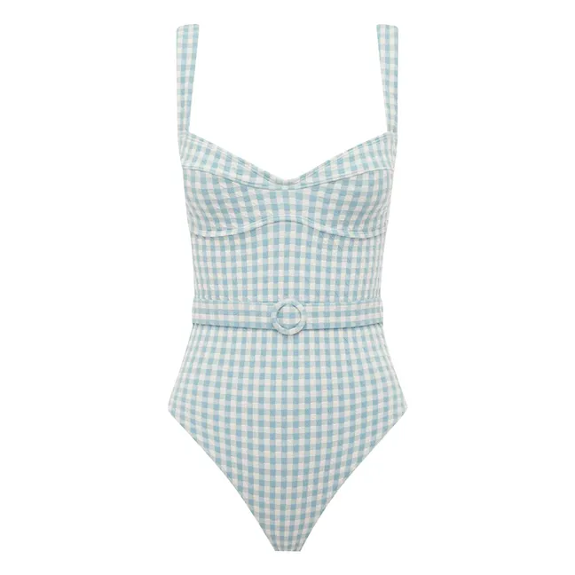 Vichy Forever One-Piece Swimsuit | Blue