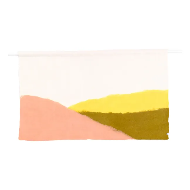 Valle colgante de fieltro | Blush