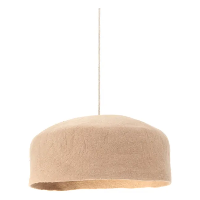 Pantalla de fieltro Yurt | Beige