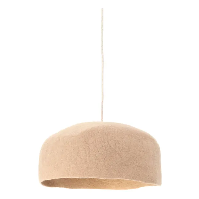 Pantalla de fieltro Yurt | Beige