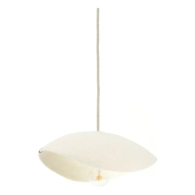 Lampenschirm Dome aus Filz | Beige