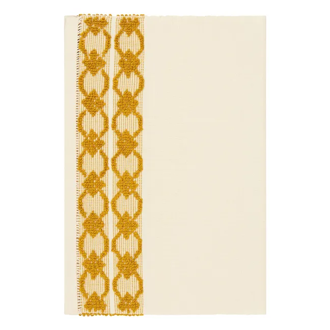 Set de table brodé Isabel | Jaune
