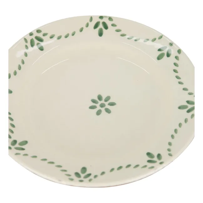 Plato de postre Viana | Verde