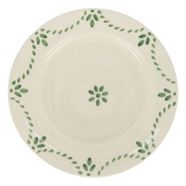 Plato de postre Viana | Verde