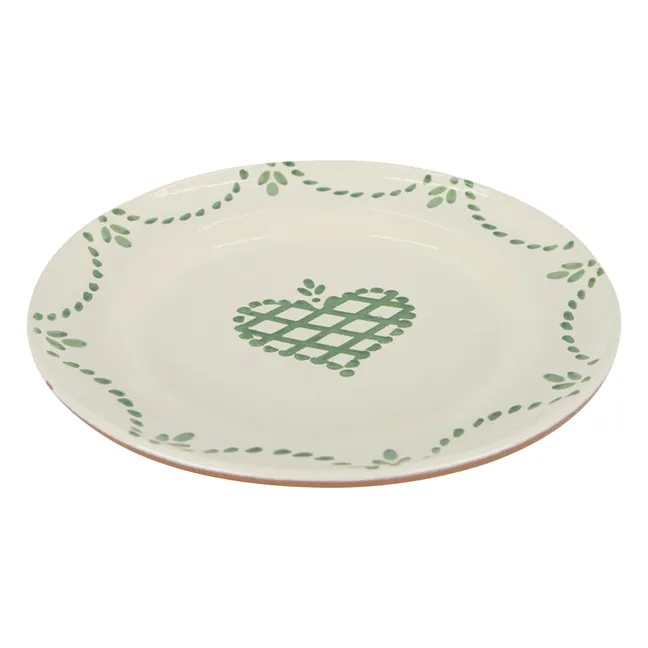 Assiette à dîner Viana | Vert