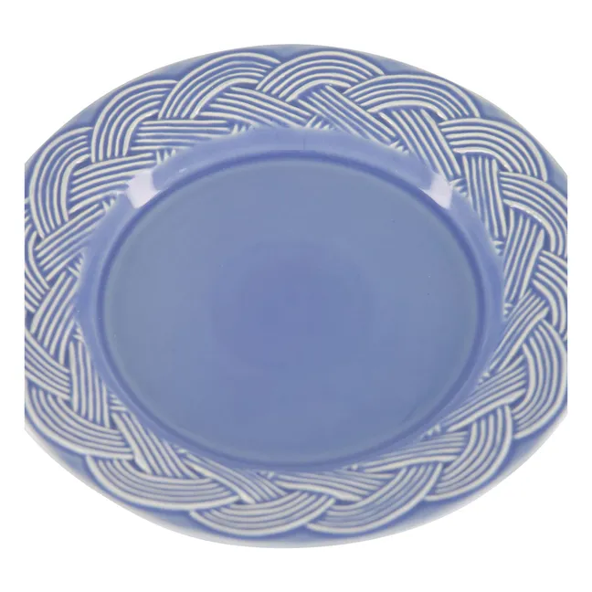 Vime dessert plate | Blue