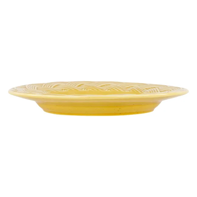 Vime dessert plate | Ochre
