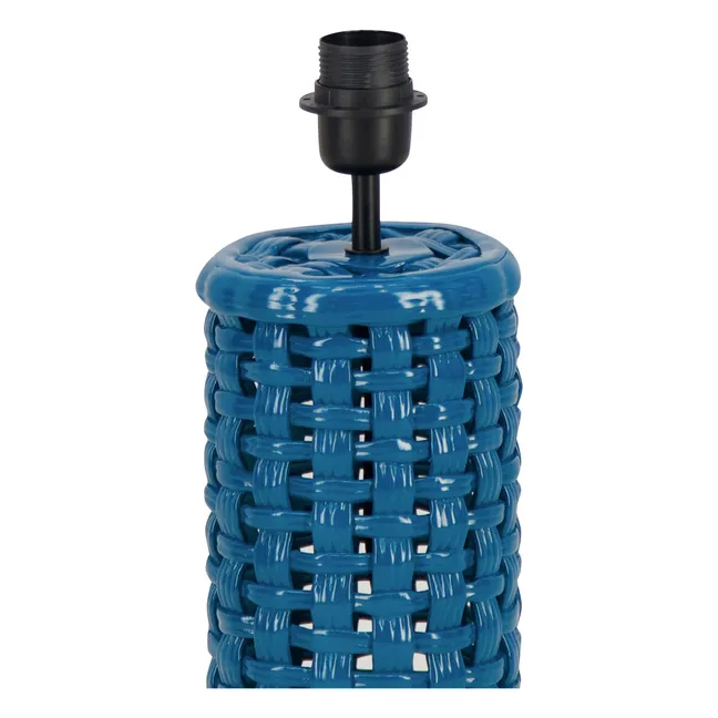 Cesta ceramic lamp base | Blue