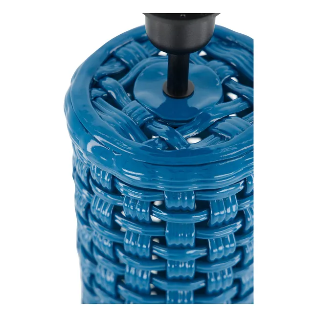 Cesta ceramic lamp base | Blue