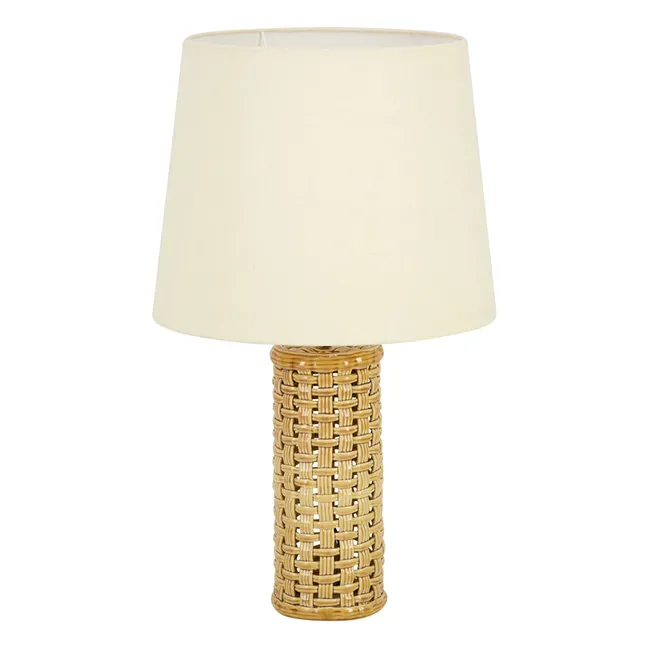 Cesta ceramic lamp base | Beige