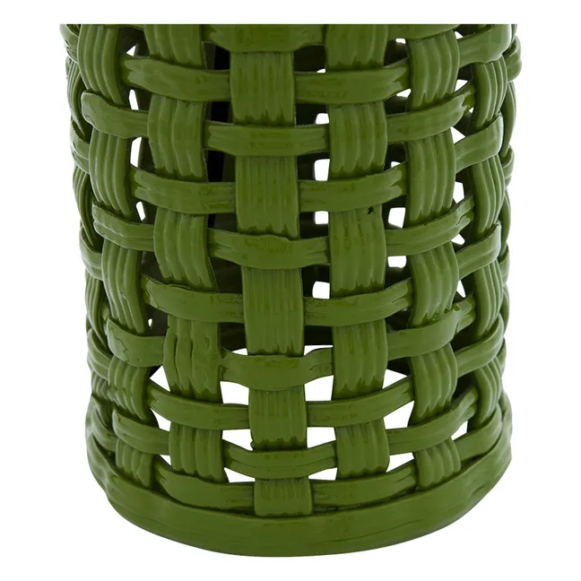 Cesta ceramic lamp base | Green