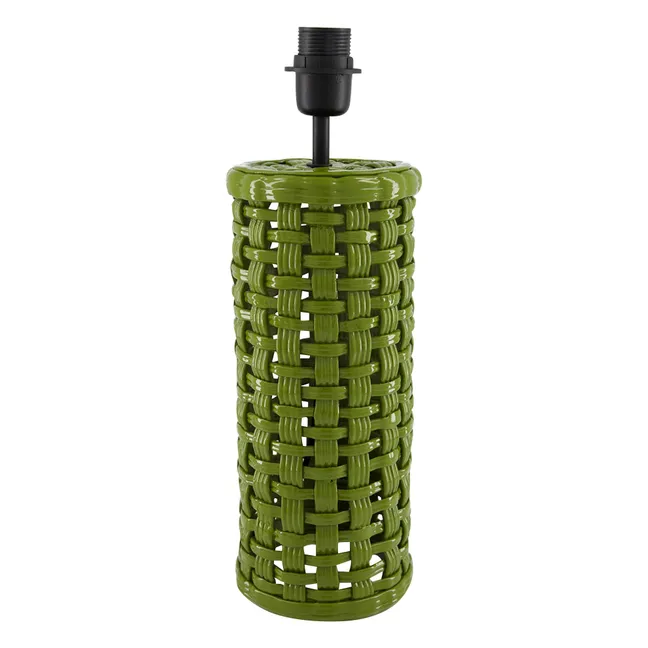 Cesta ceramic lamp base | Green