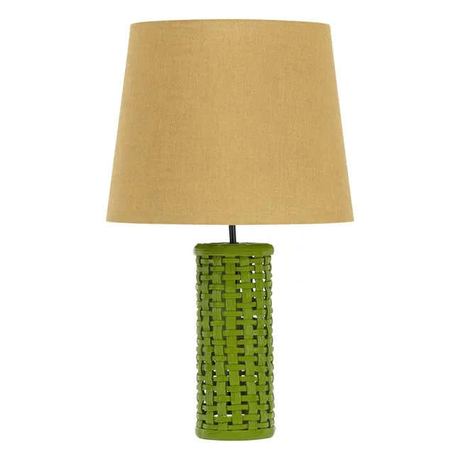 Cesta ceramic lamp base | Green