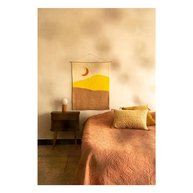 Wandbehang Midnight aus Filz | Beige
