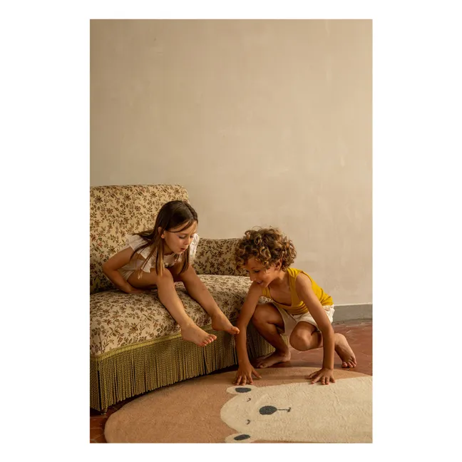 Tapis Pasu Grizzly en feutre | Beige