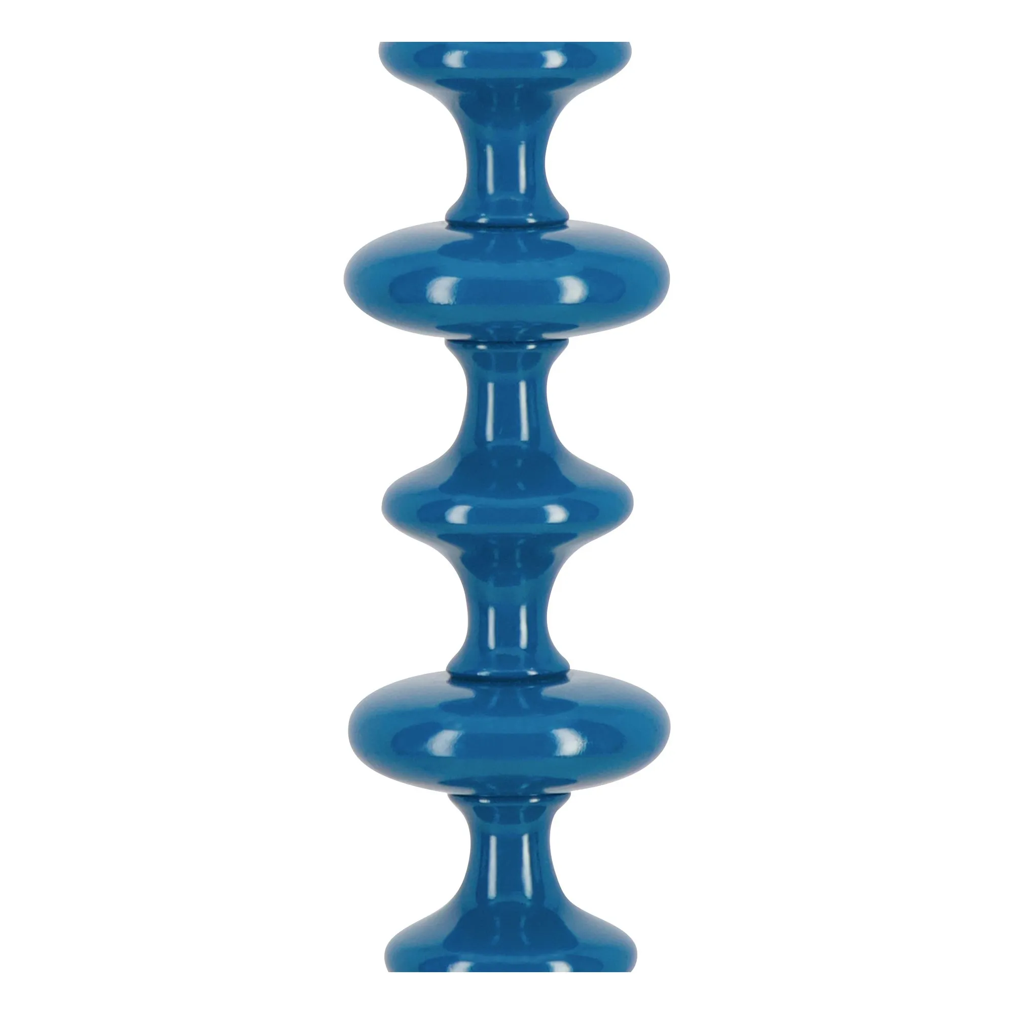 Pied de lampadaire en bois Freixo | Bleu- Image produit n°3
