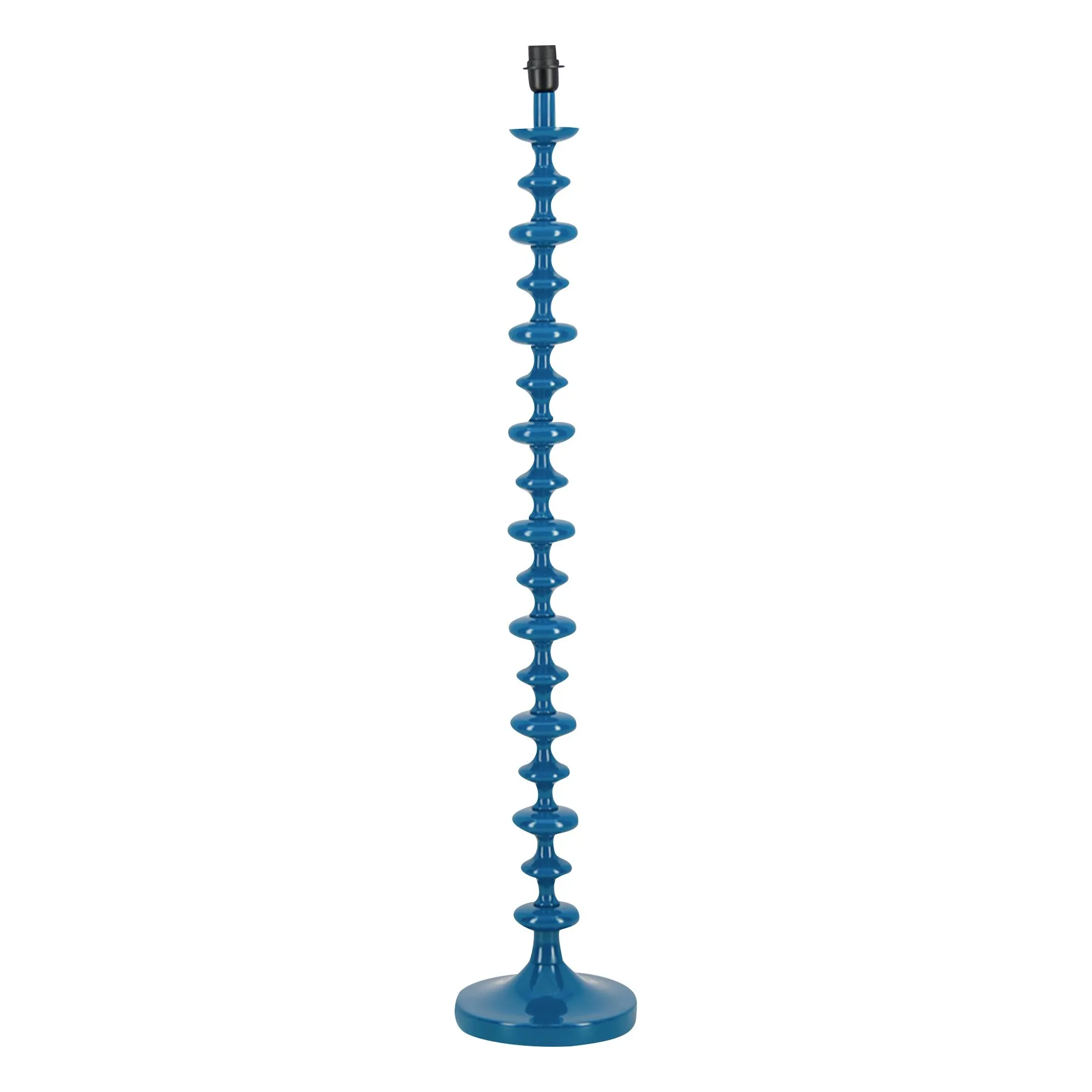 Pied de lampadaire en bois Freixo | Bleu- Image produit n°0