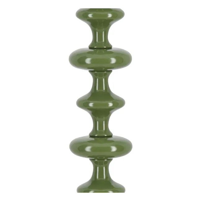 Freixo wooden floor lamp base | Green