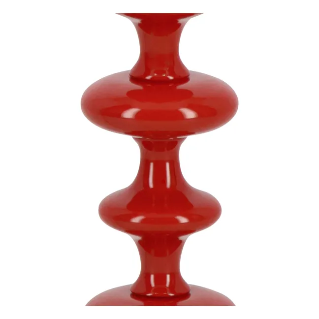 Freixo wooden lamp base | Brick red