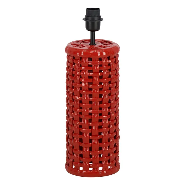 Cesta ceramic lamp base | Red