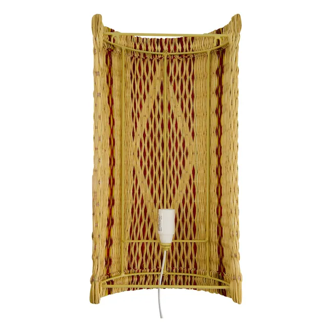 Coruche wicker wall lamp