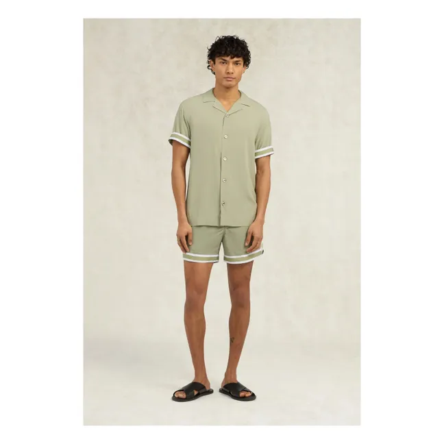 CAMISETA VALBONNE | Beige - Verde