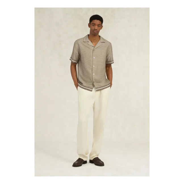 Lucena shirt | Taupe grey