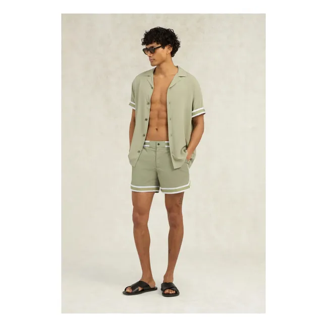 Baller Swim Shorts | Beige - Green