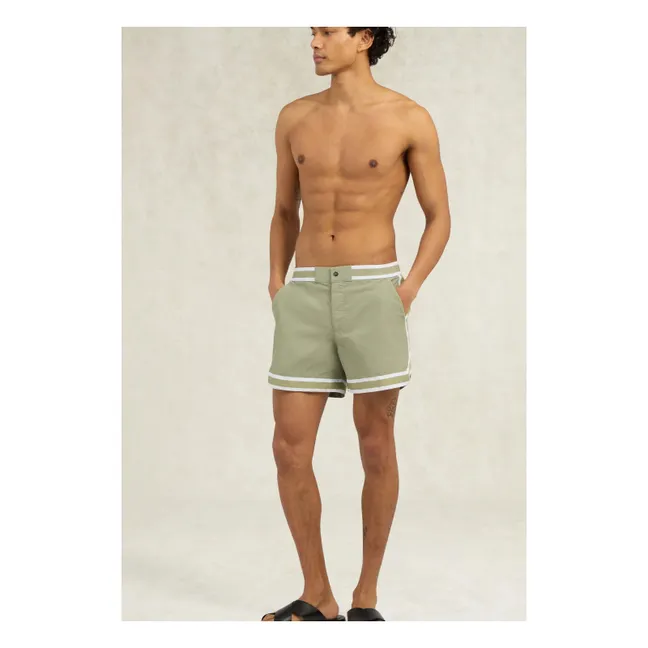 Baller Swim Shorts | Beige - Green