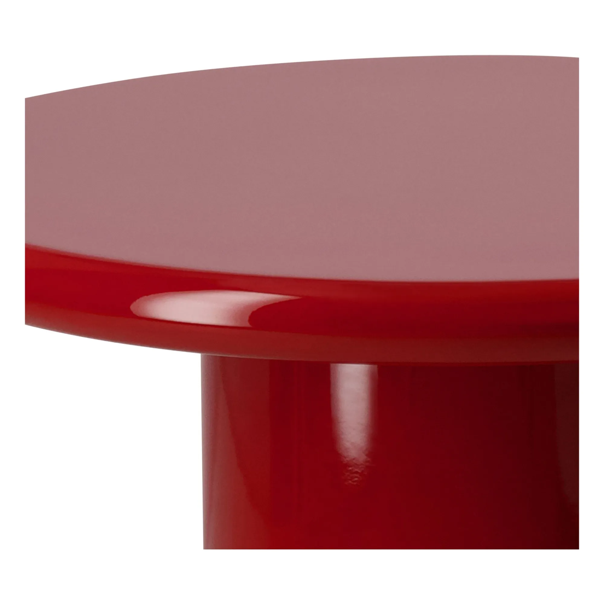 Table d'appoint en bois laqué Amendoeira | Carmin- Image produit n°2