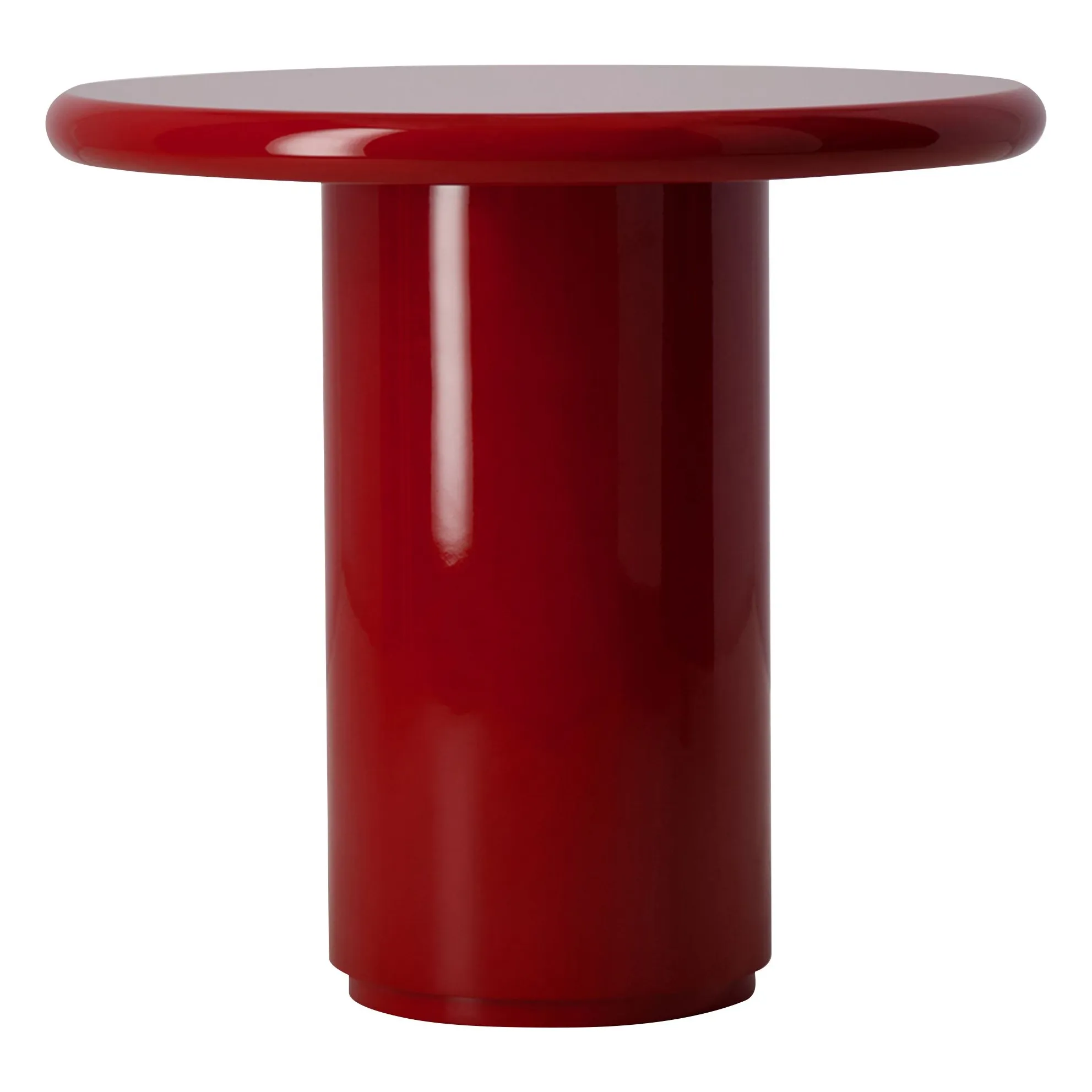 Table d'appoint en bois laqué Amendoeira | Carmin- Image produit n°1