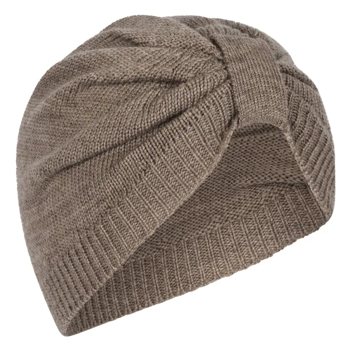 Turban Louli Merinowolle | Maulwurfsfarben- Produktbild Nr. 0