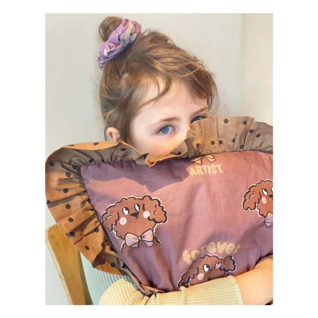 Dog steering wheel cushion | Dusty Pink