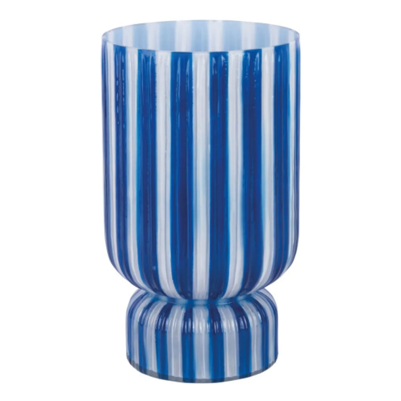 Vase Rayado Retro | Cobalt- Image produit n°1