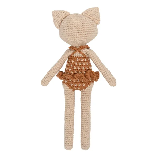Doudou Camille le chat | Marron