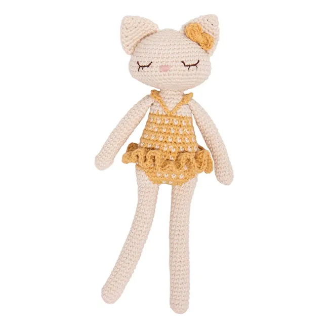 Doudou Camille le chat | Jaune