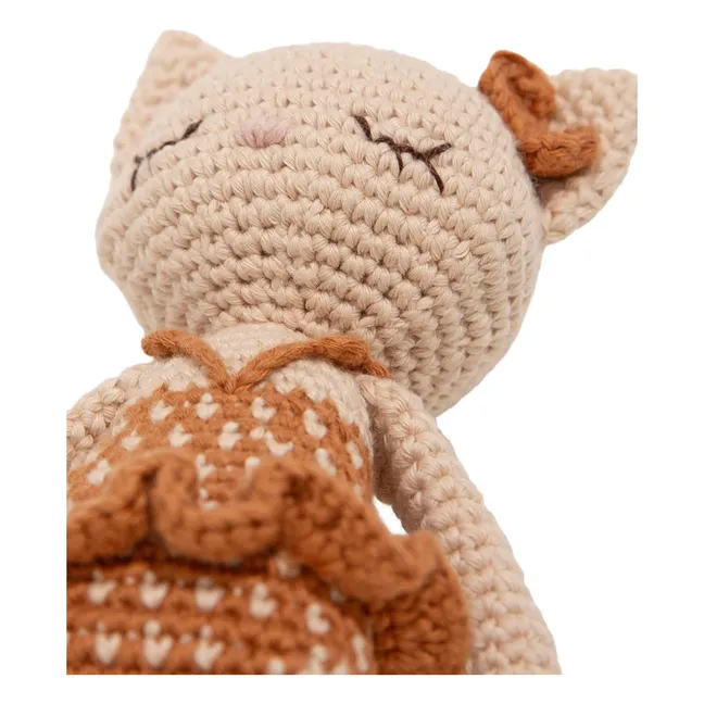 Doudou Camille le chat | Marron