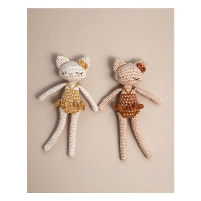 Doudou Camille le chat | Jaune