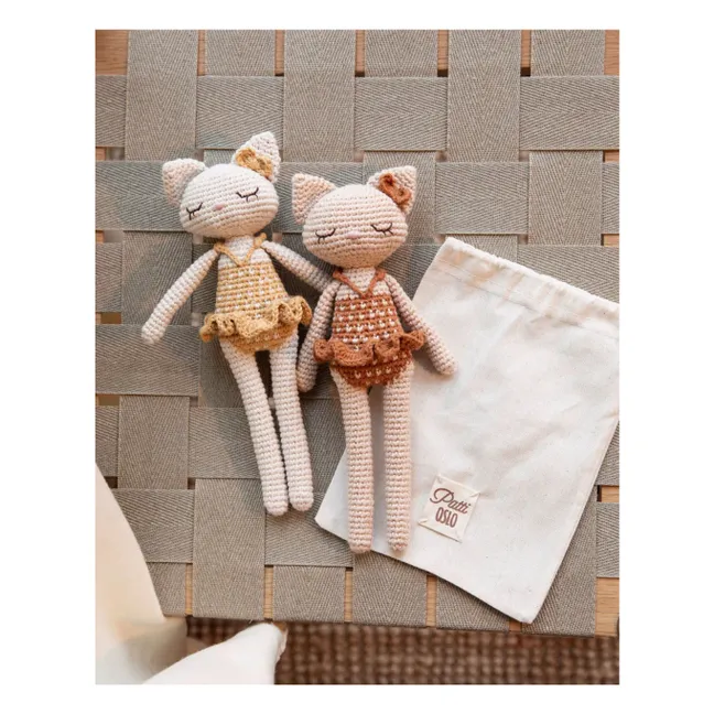 Doudou Camille le chat | Marron