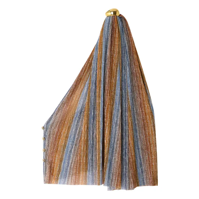 Luzio Top metalizado | Azul