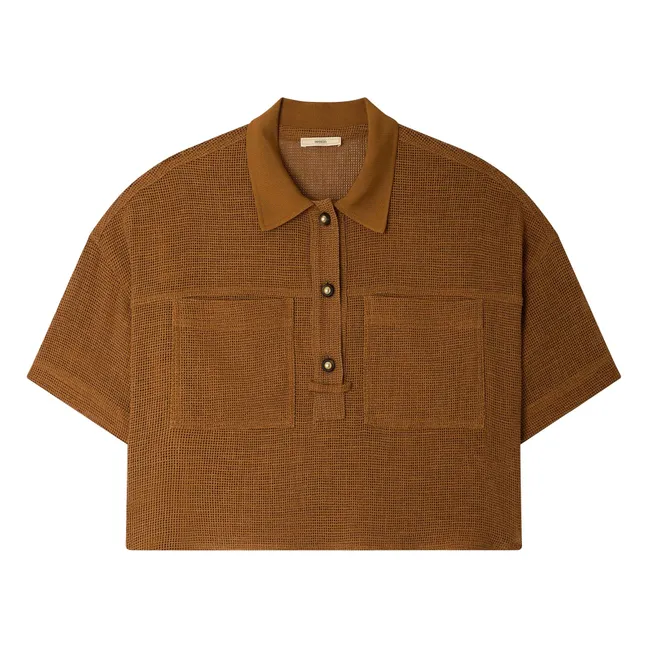 Jersey de algodón Paulo | ámbar