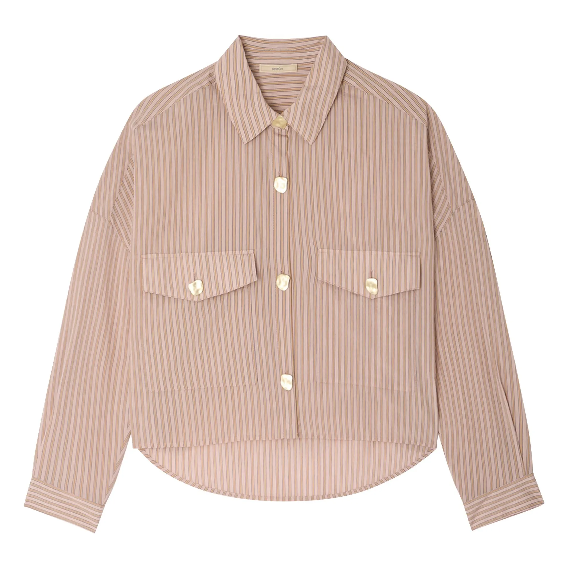 Sessùn Rosewood Balanca Striped Shirt