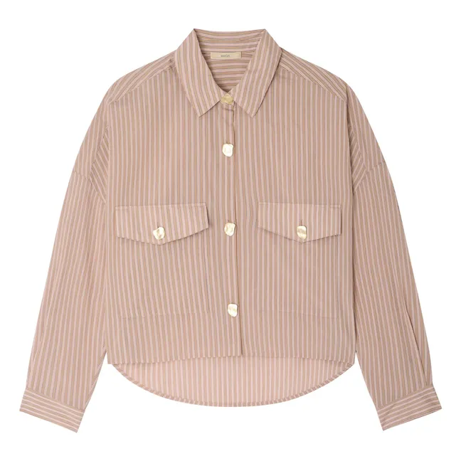Chemise Rayures Balanca | Bois de rose