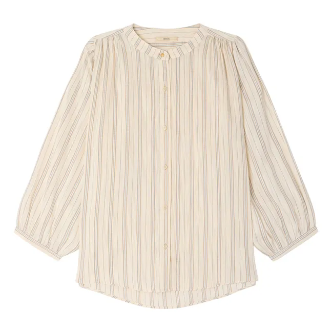 Blusa A View Rayas | Azul Cielo
