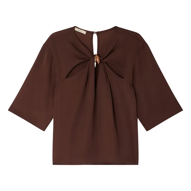 Blouse Amaya | Marron