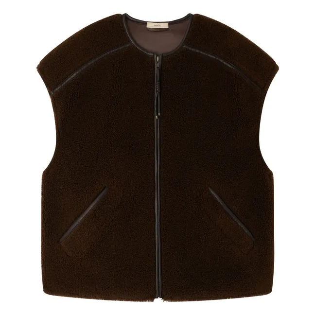 Veste Sans Manches Mounty | Marron
